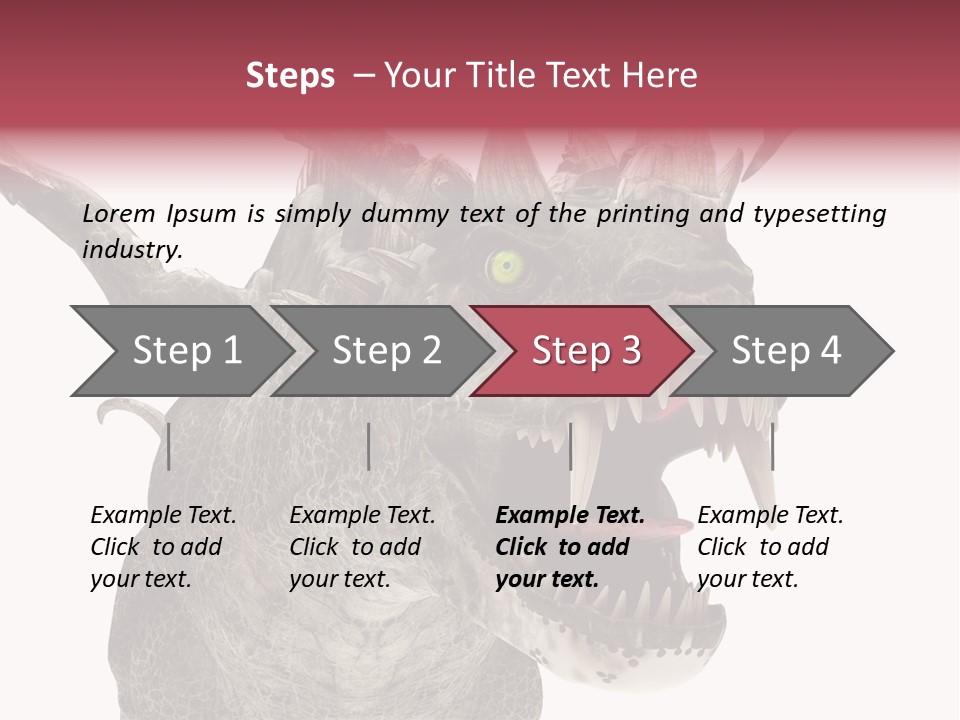 Green Danger Gray PowerPoint Template