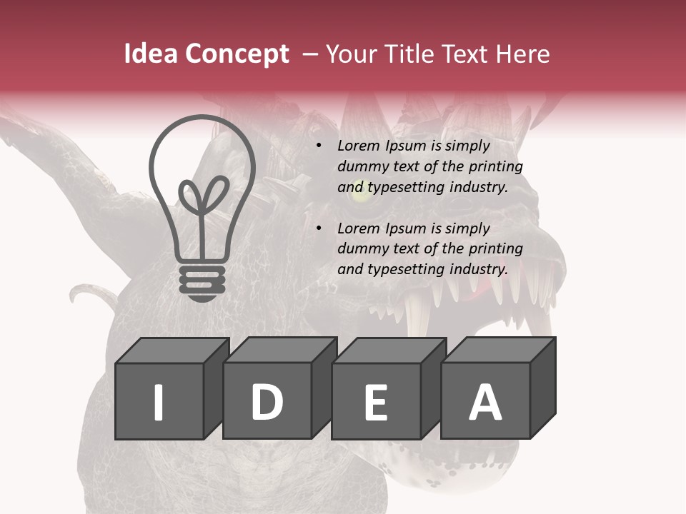 Green Danger Gray PowerPoint Template