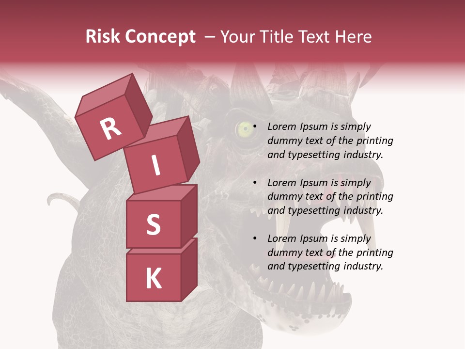 Green Danger Gray PowerPoint Template
