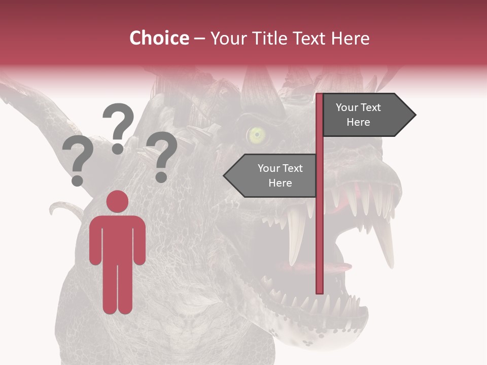 Green Danger Gray PowerPoint Template