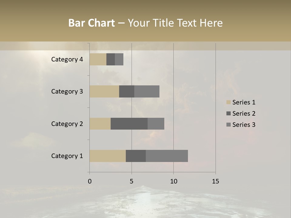 Fence Puddle Sunlight PowerPoint Template