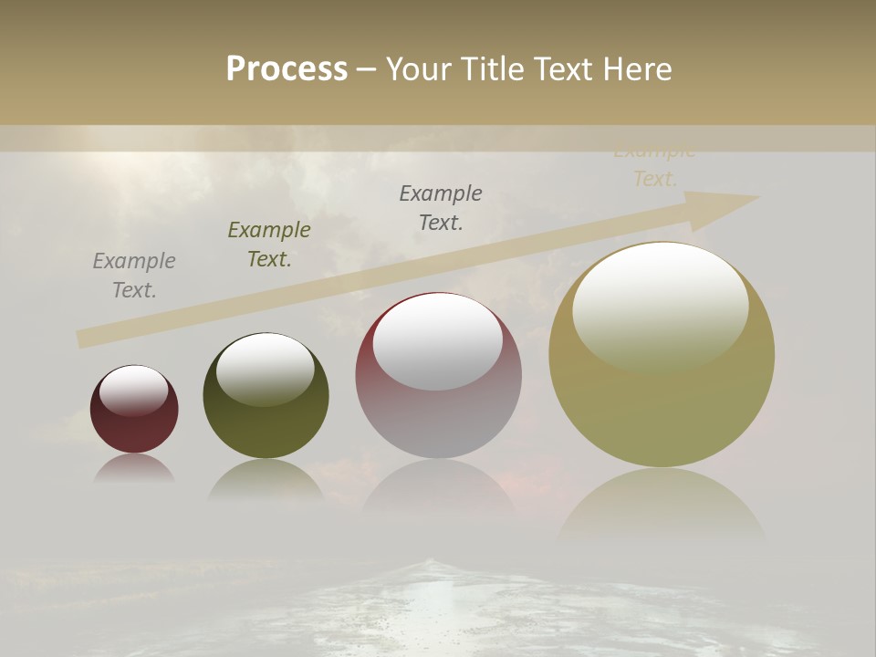 Fence Puddle Sunlight PowerPoint Template