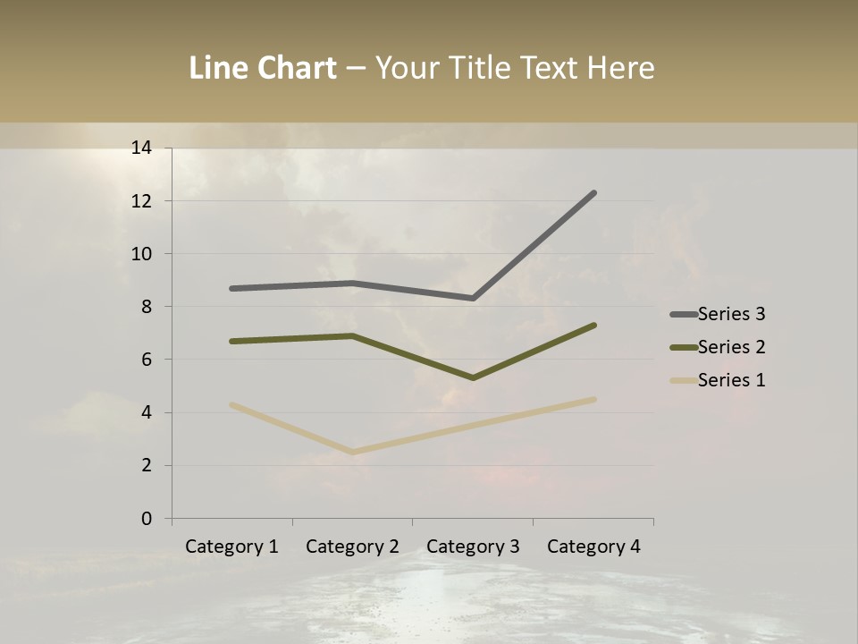 Fence Puddle Sunlight PowerPoint Template