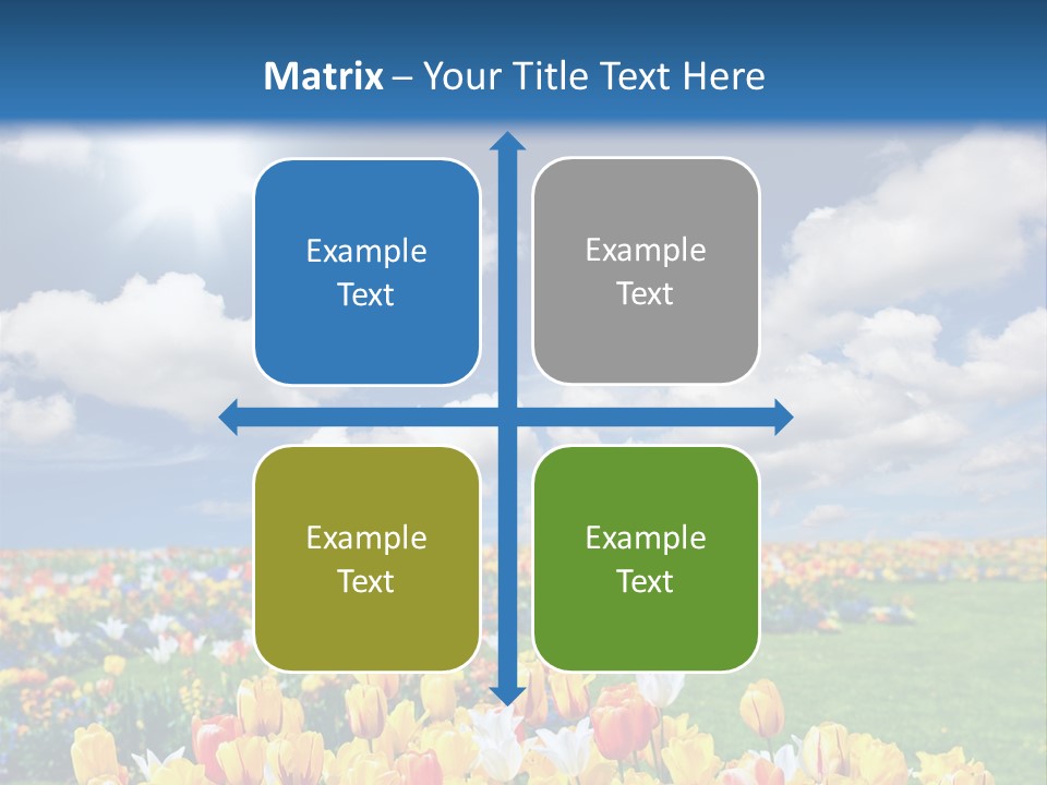 Blue Sun Park PowerPoint Template