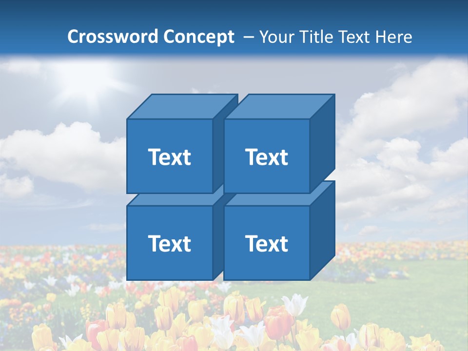 Blue Sun Park PowerPoint Template