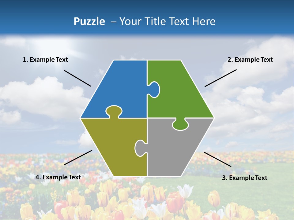 Blue Sun Park PowerPoint Template