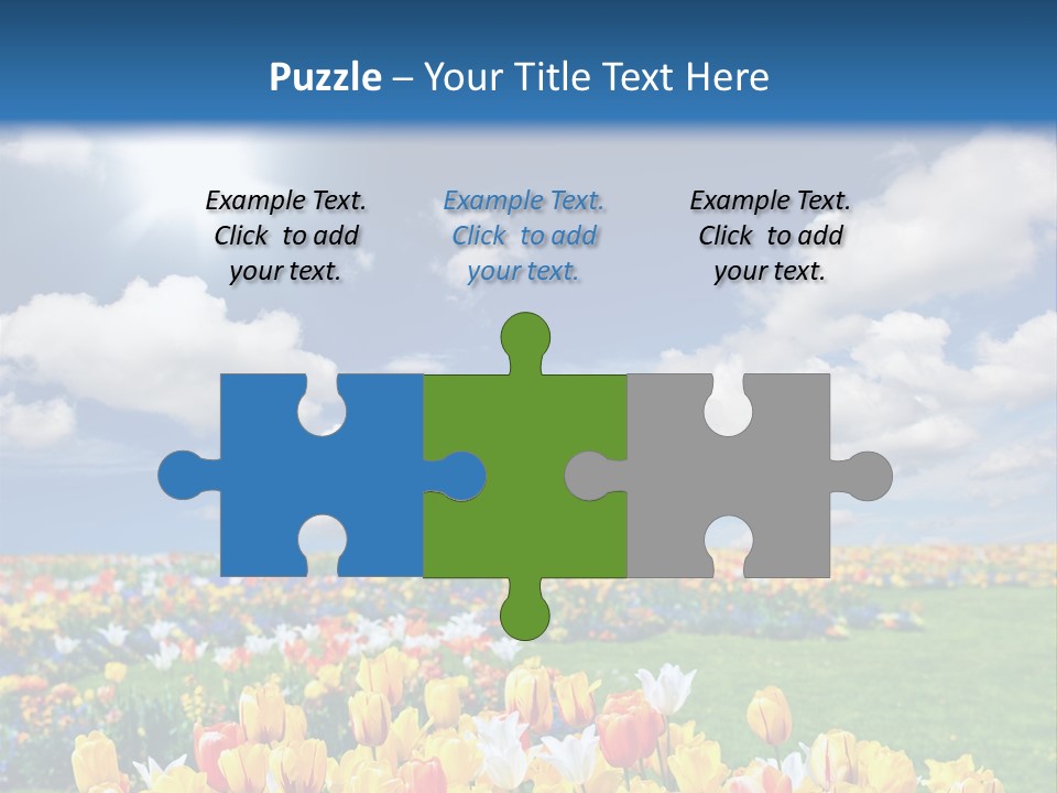 Blue Sun Park PowerPoint Template