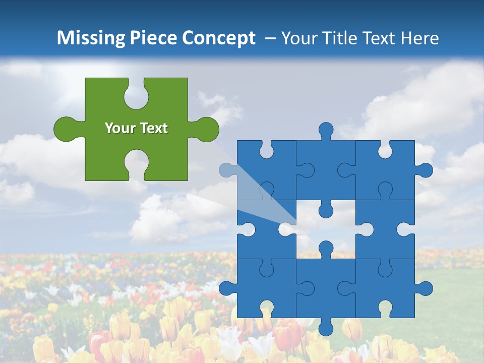 Blue Sun Park PowerPoint Template