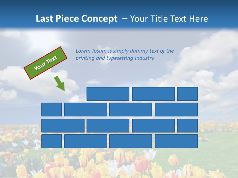 Blue Sun Park PowerPoint Template