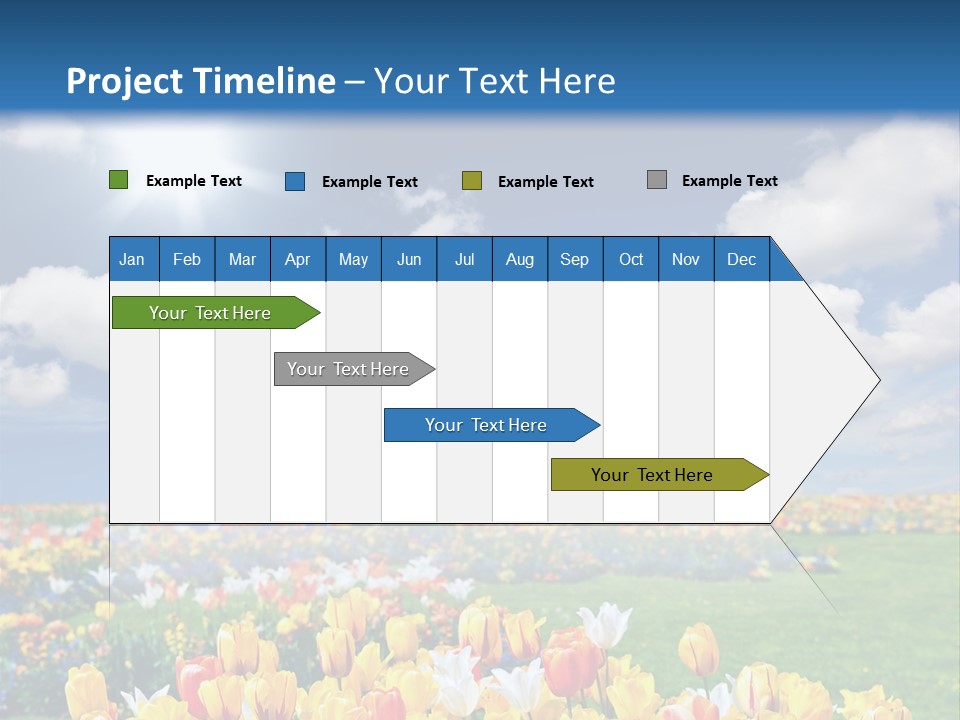 Blue Sun Park PowerPoint Template