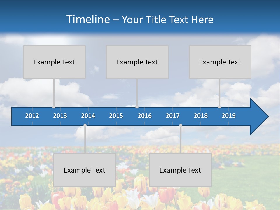 Blue Sun Park PowerPoint Template