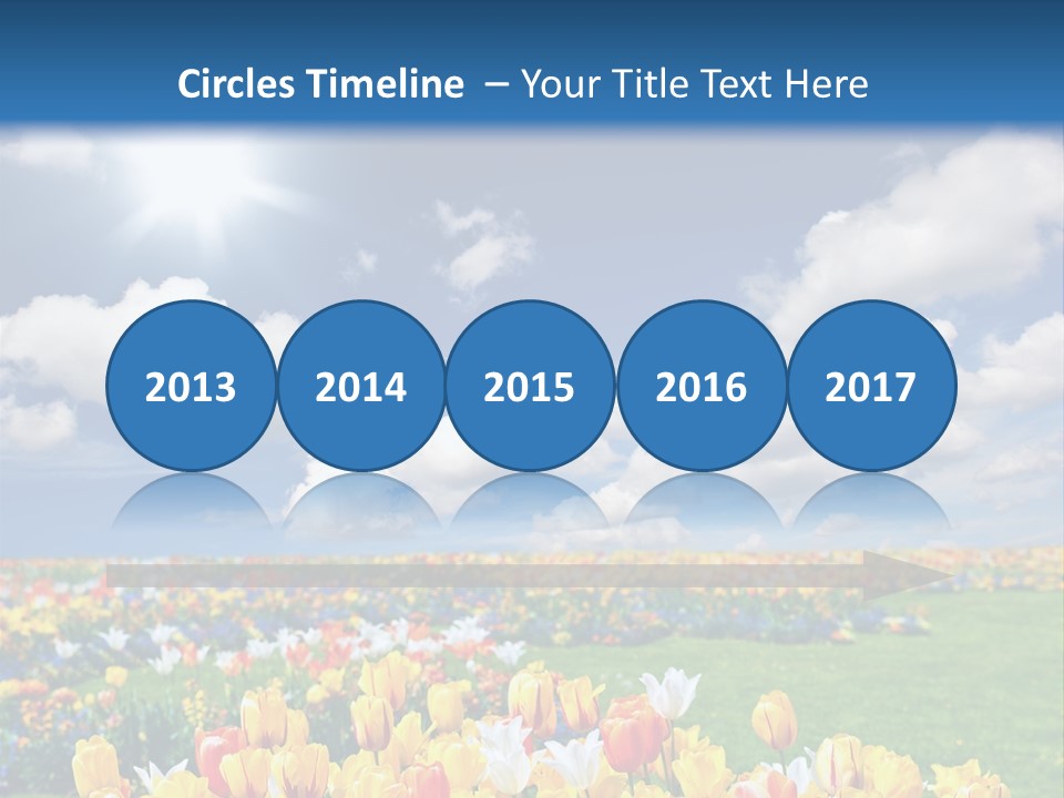 Blue Sun Park PowerPoint Template
