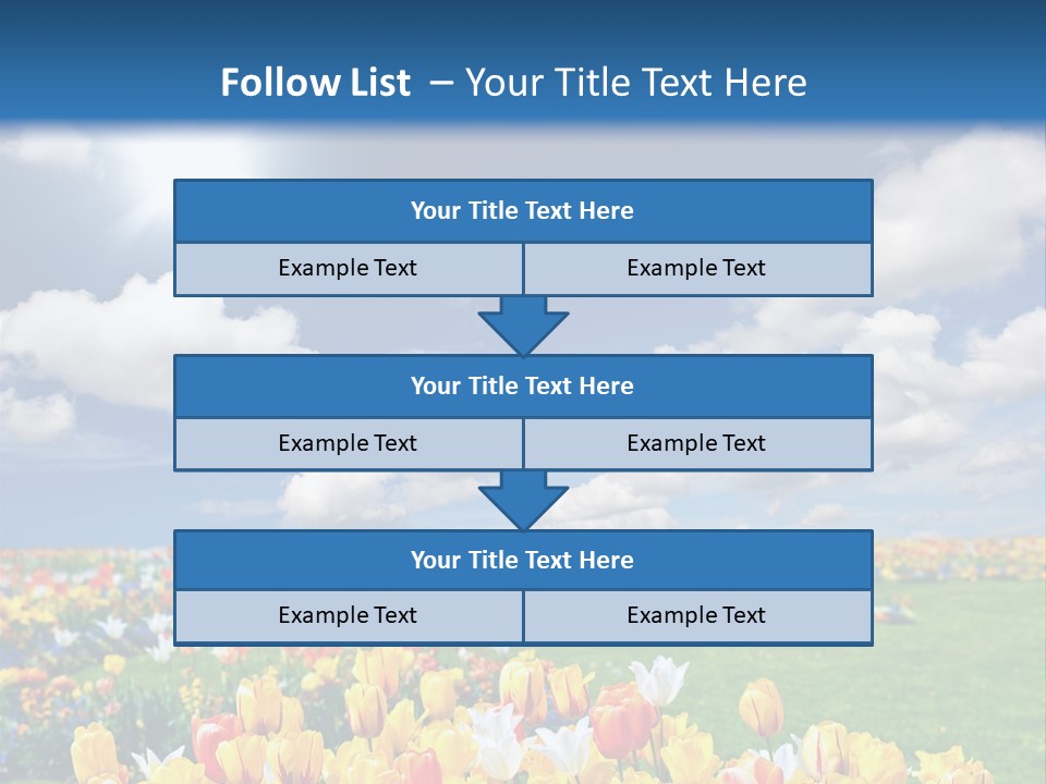 Blue Sun Park PowerPoint Template