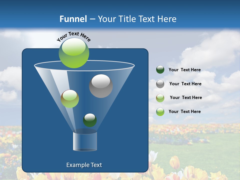 Blue Sun Park PowerPoint Template