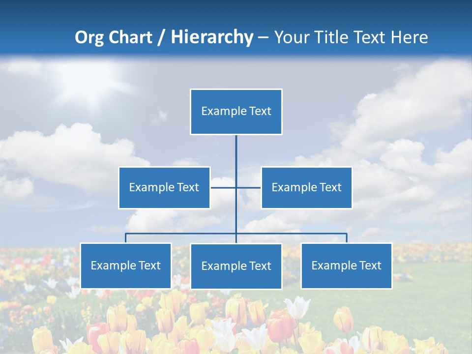 Blue Sun Park PowerPoint Template