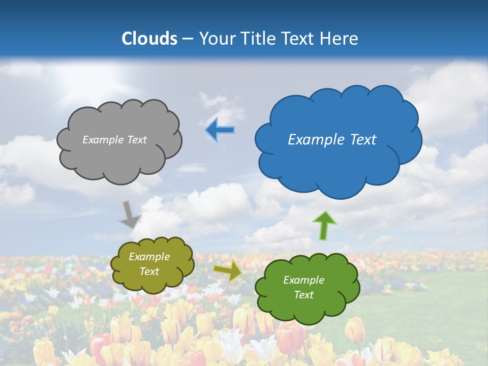 Blue Sun Park PowerPoint Template