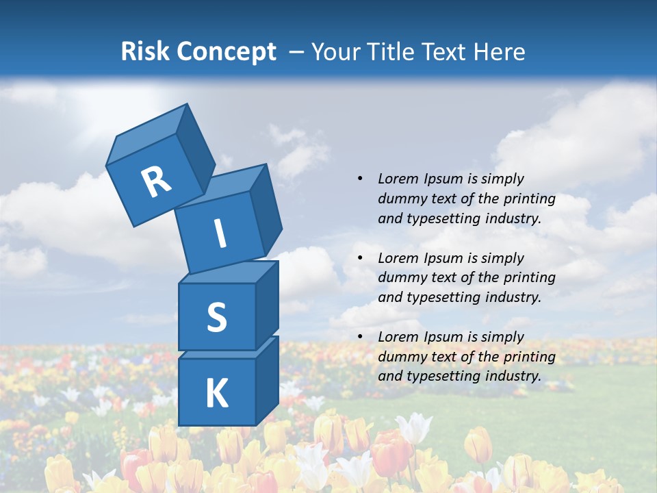 Blue Sun Park PowerPoint Template