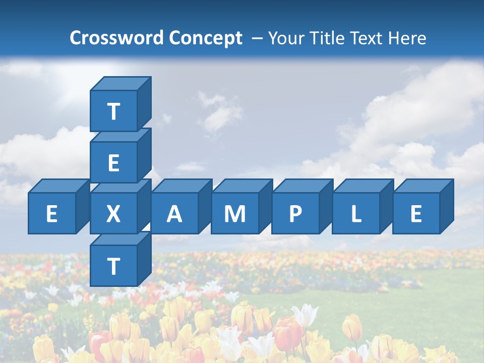 Blue Sun Park PowerPoint Template