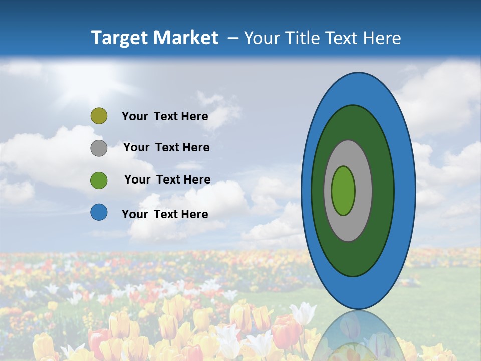 Blue Sun Park PowerPoint Template