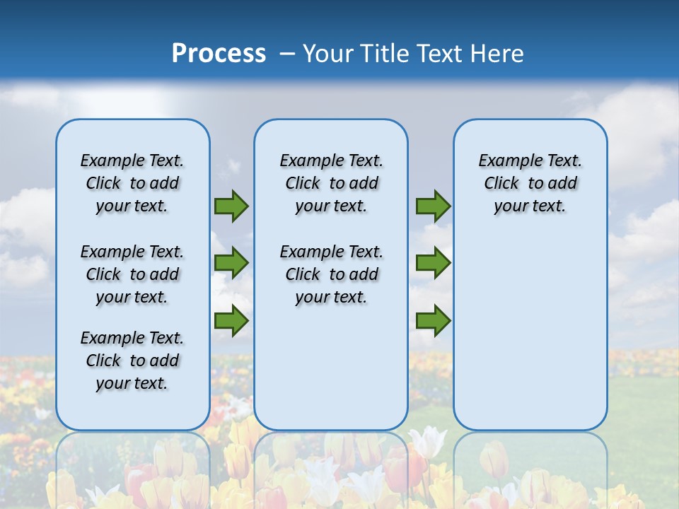 Blue Sun Park PowerPoint Template