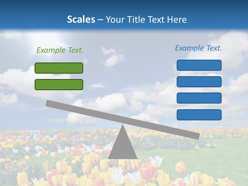 Blue Sun Park PowerPoint Template