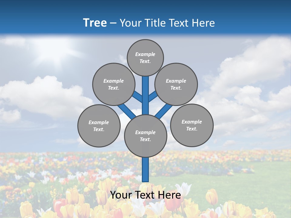 Blue Sun Park PowerPoint Template