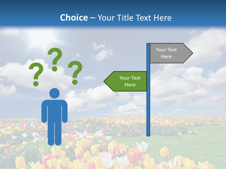 Blue Sun Park PowerPoint Template