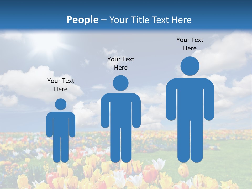 Blue Sun Park PowerPoint Template