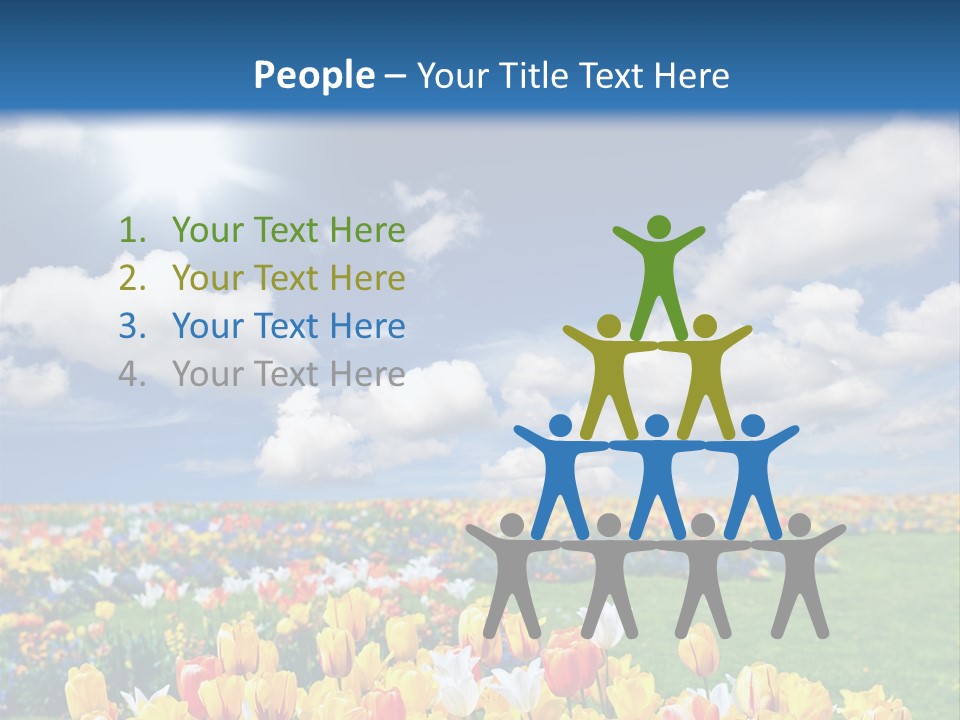 Blue Sun Park PowerPoint Template