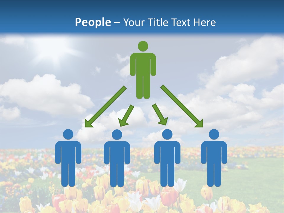 Blue Sun Park PowerPoint Template