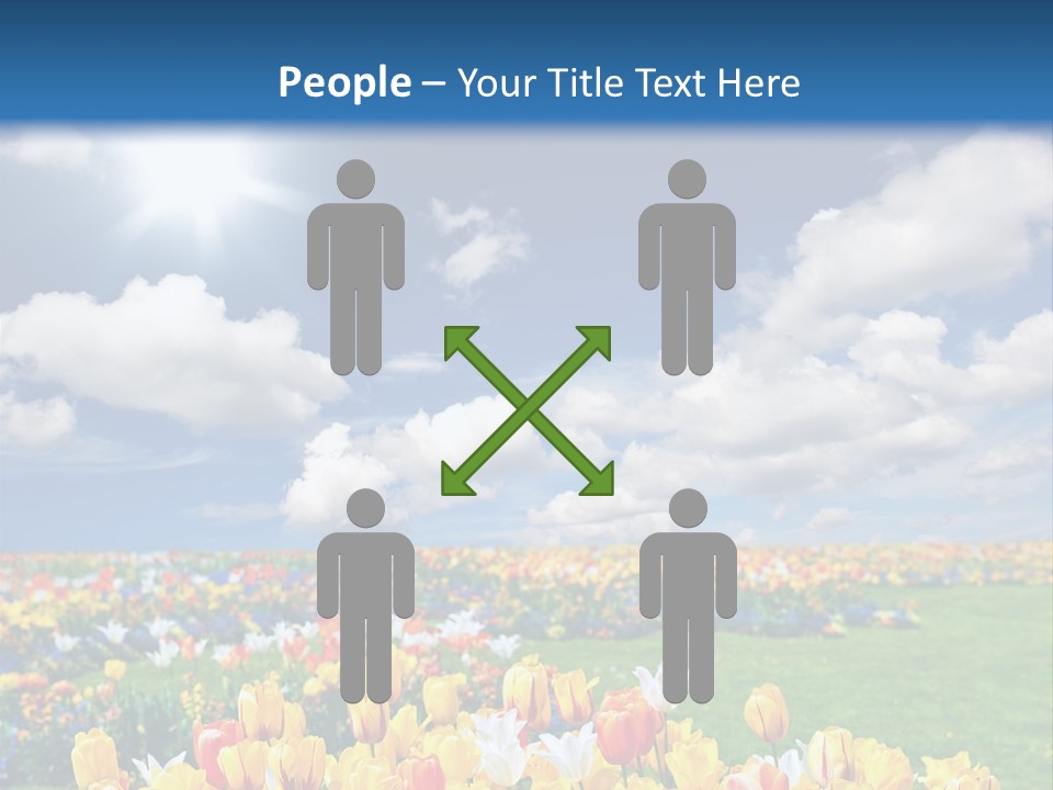 Blue Sun Park PowerPoint Template