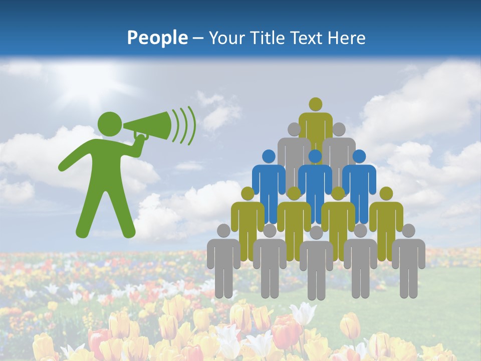 Blue Sun Park PowerPoint Template