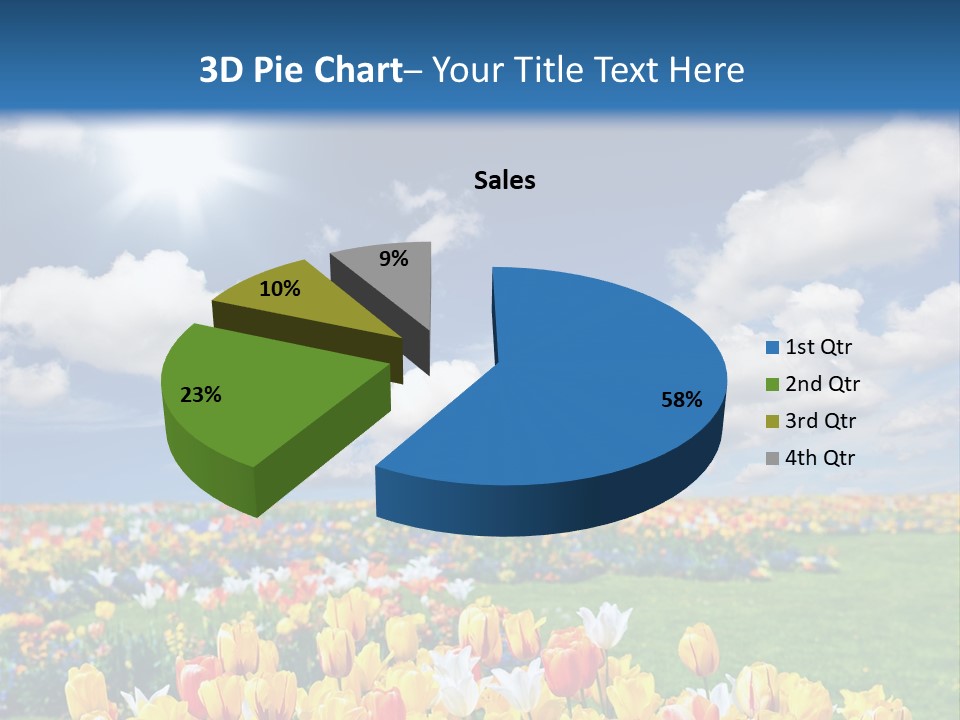 Blue Sun Park PowerPoint Template