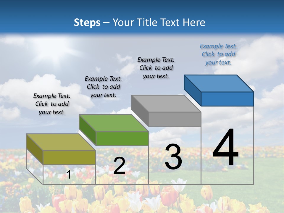 Blue Sun Park PowerPoint Template