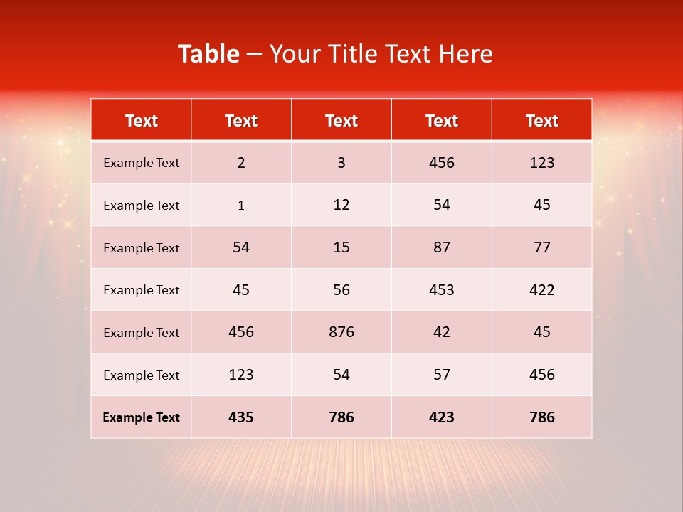 Table Meeting Itting PowerPoint Template