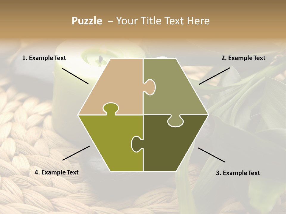 Natural Wicker Leaf PowerPoint Template