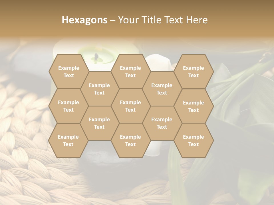 Natural Wicker Leaf PowerPoint Template