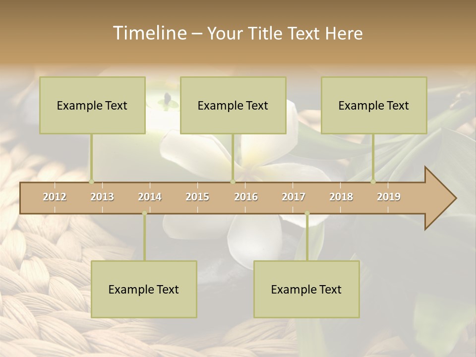 Natural Wicker Leaf PowerPoint Template