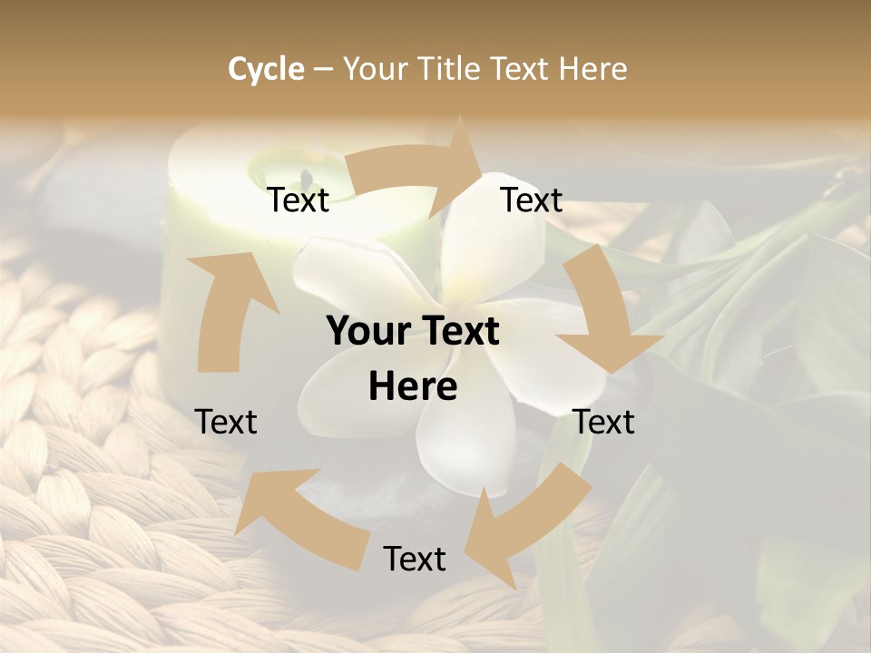 Natural Wicker Leaf PowerPoint Template