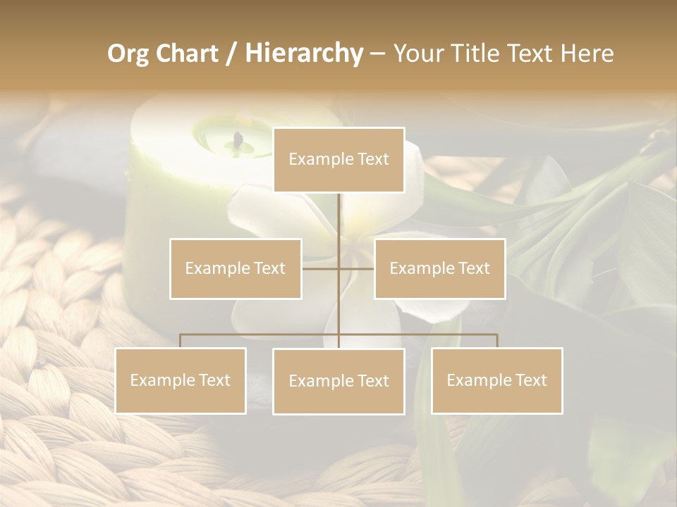 Natural Wicker Leaf PowerPoint Template