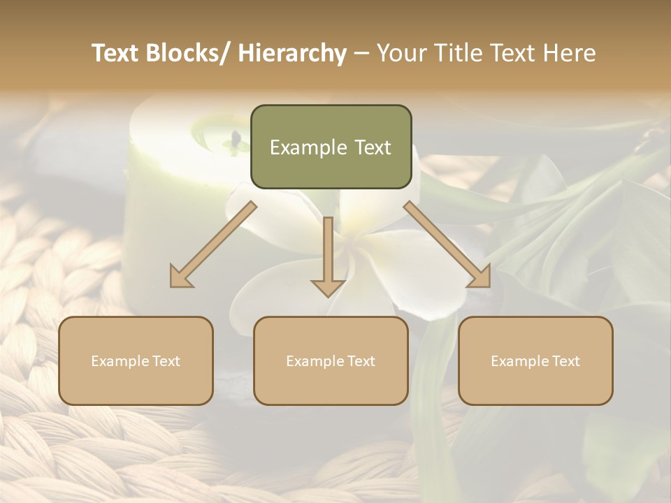 Natural Wicker Leaf PowerPoint Template