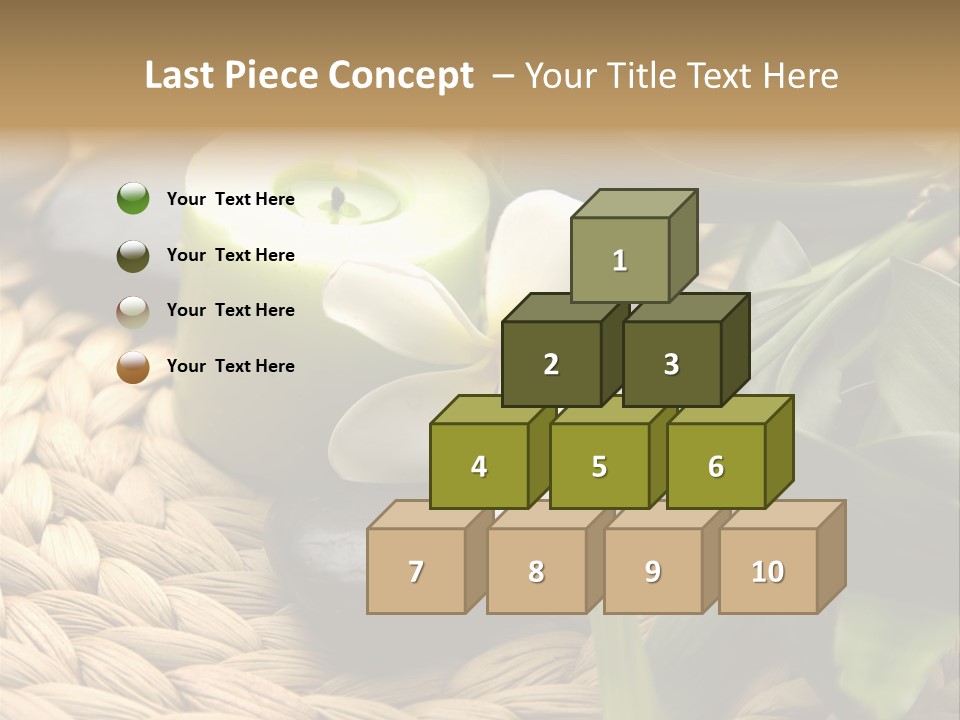 Natural Wicker Leaf PowerPoint Template