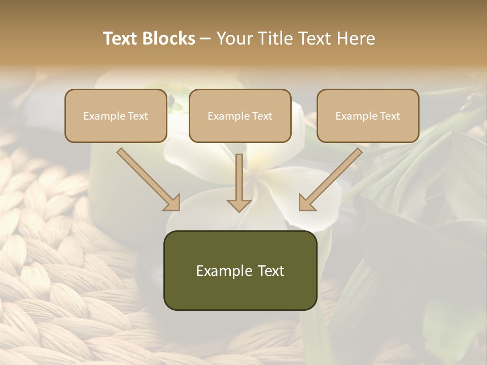 Natural Wicker Leaf PowerPoint Template