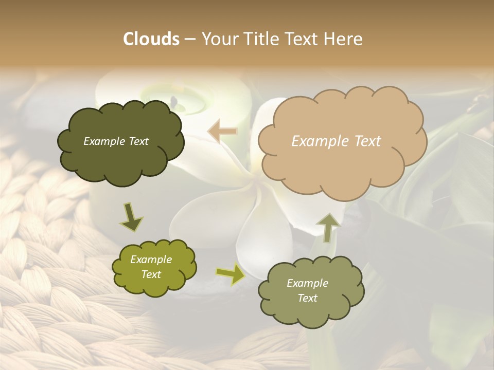 Natural Wicker Leaf PowerPoint Template