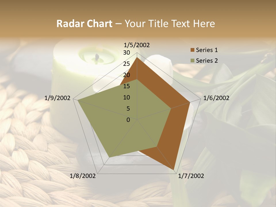 Natural Wicker Leaf PowerPoint Template