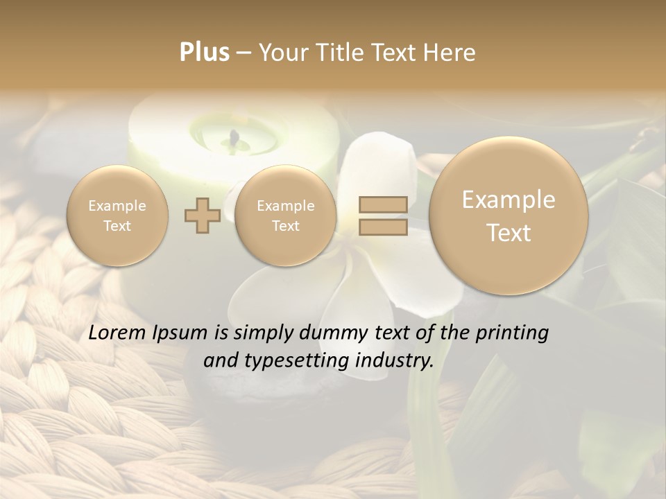 Natural Wicker Leaf PowerPoint Template