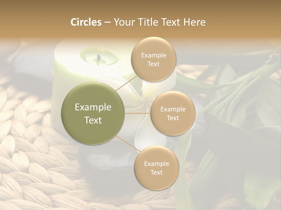 Natural Wicker Leaf PowerPoint Template