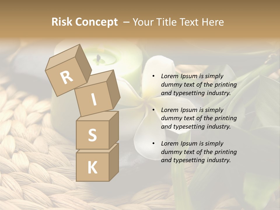 Natural Wicker Leaf PowerPoint Template