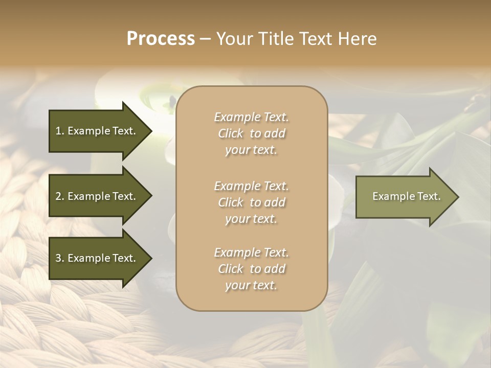 Natural Wicker Leaf PowerPoint Template