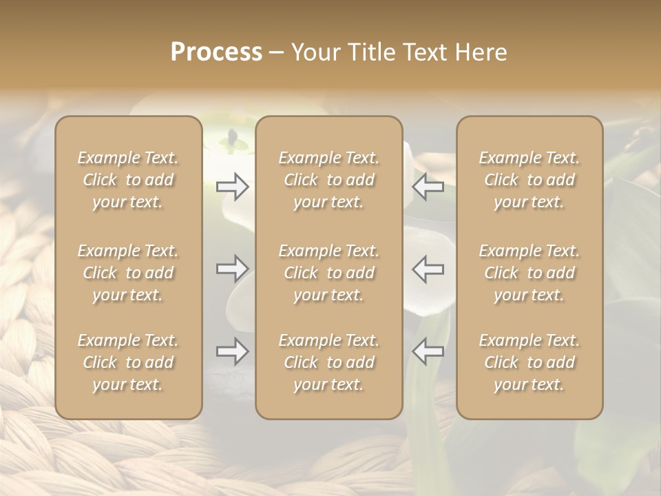 Natural Wicker Leaf PowerPoint Template